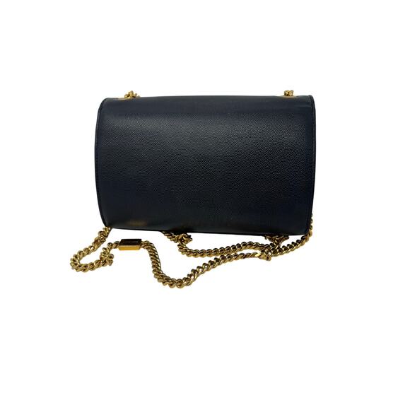 Saint Laurent YSL Kate Black Shoulder Bag Small Grain de Poudre Leather - Picture 4 of 12